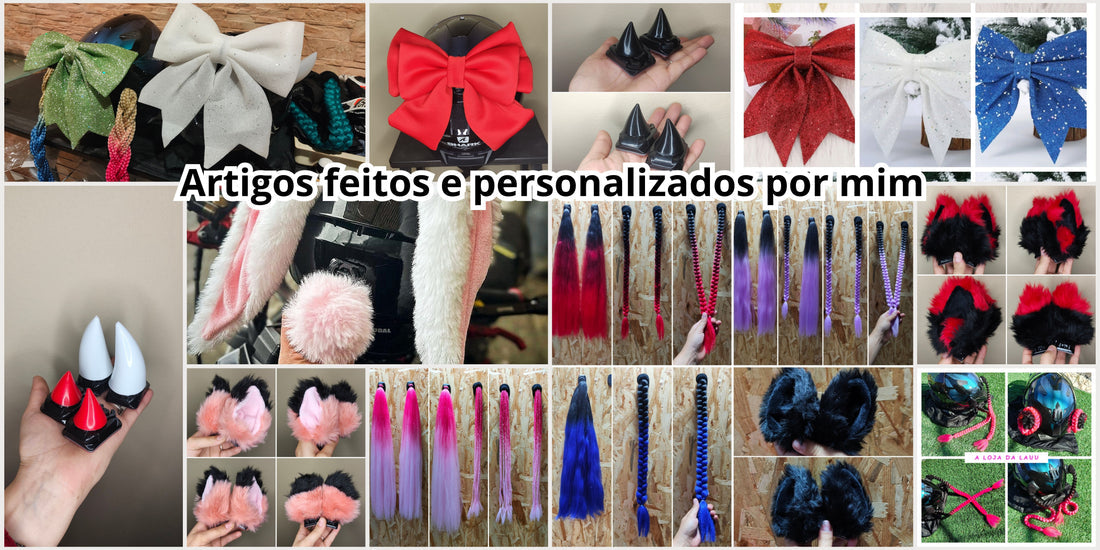 Acessórios de Capacete (feitos por mim)