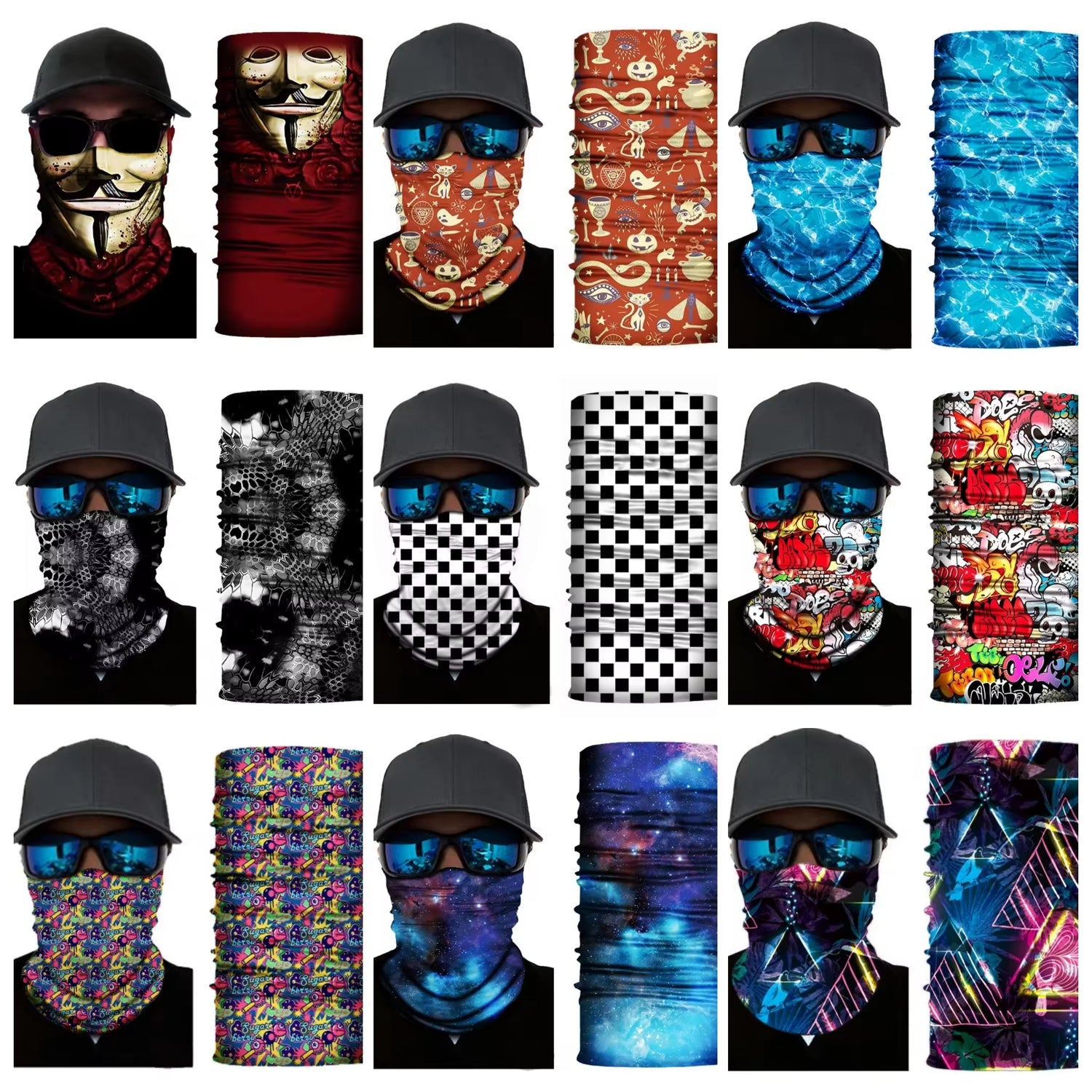Golas, Balaclavas, Lenços...