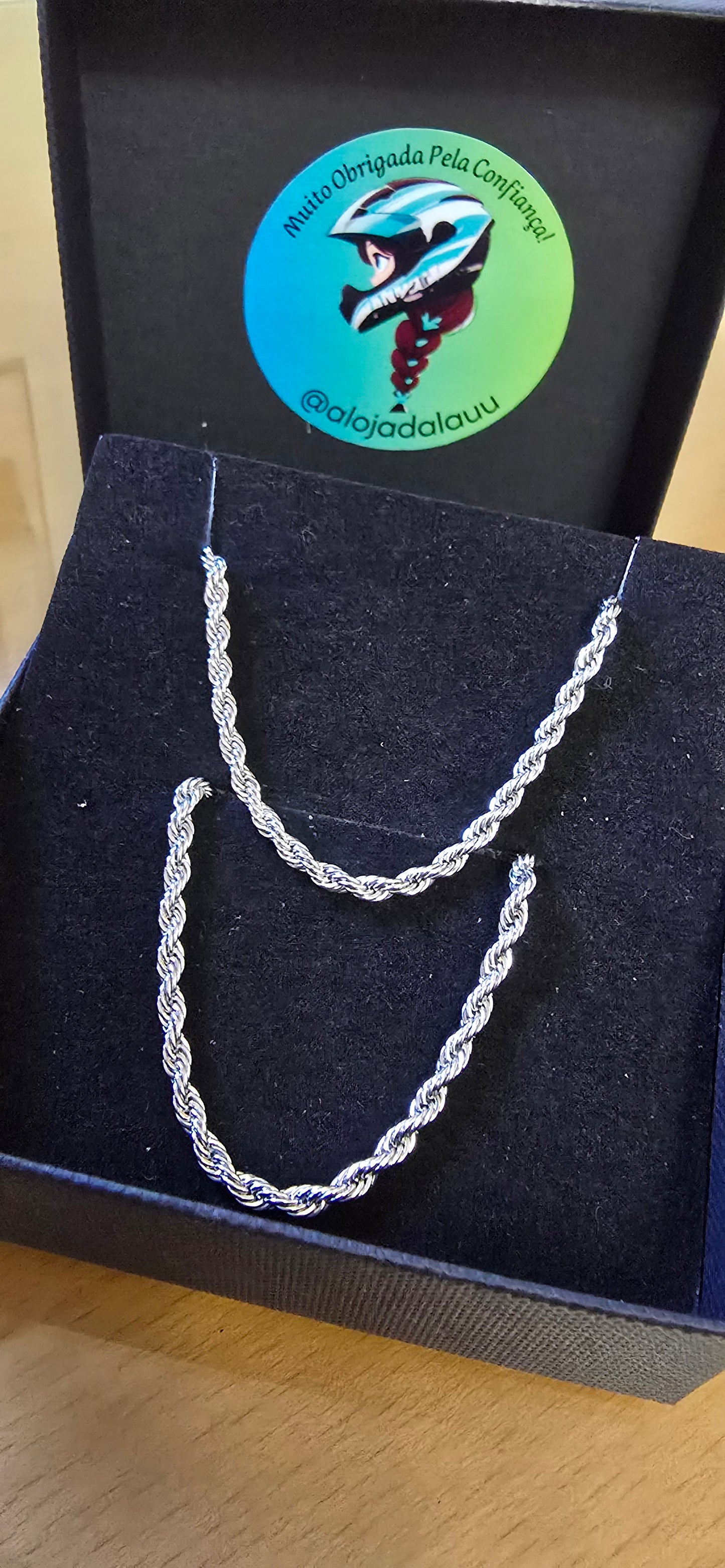 Conjuntos simples (colar e pulseira)