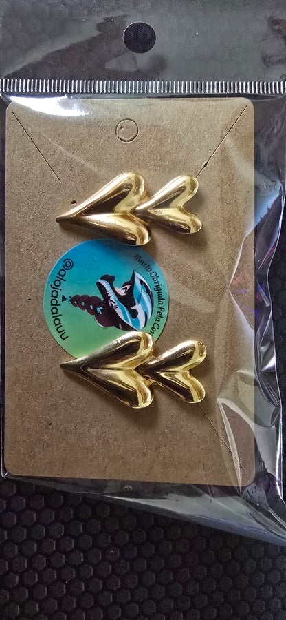 Brincos dourados