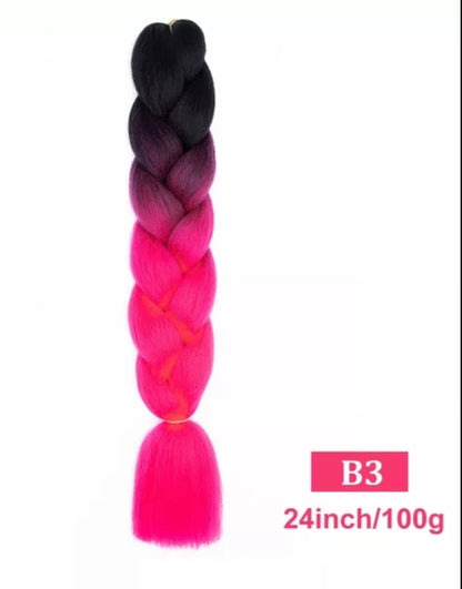 2 Tranças de 100g 60cm