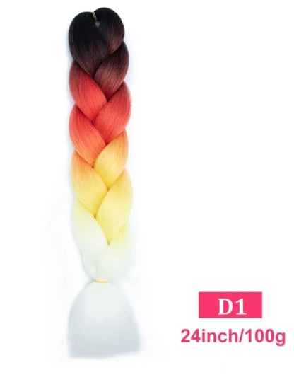 2 Tranças de 100g 60cm