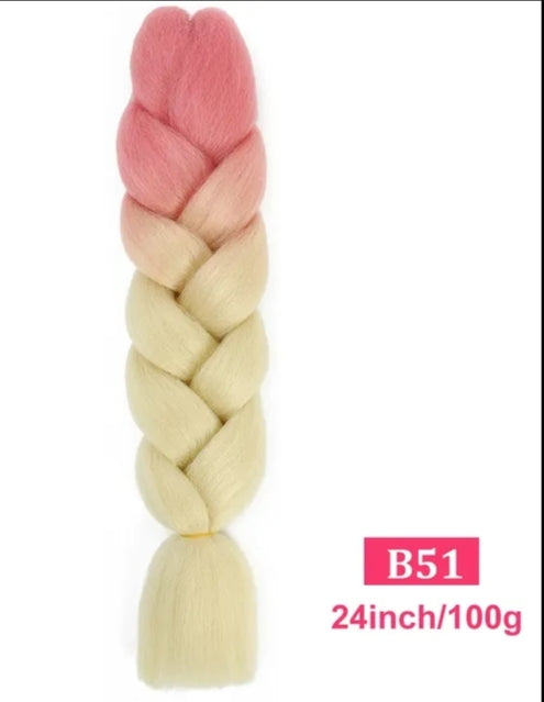 2 Tranças de 100g 60cm