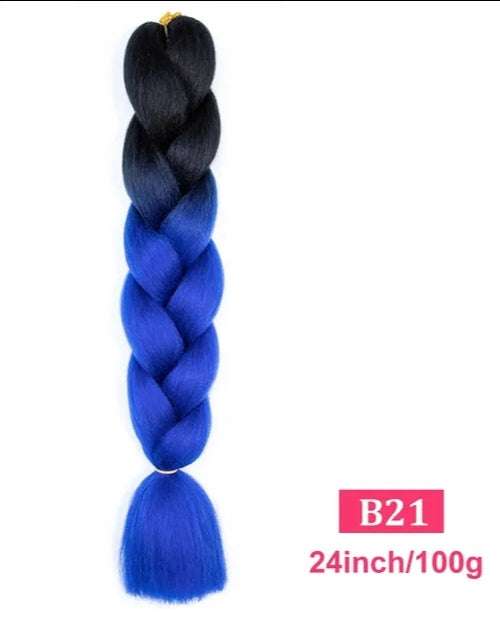 2 Tranças de 100g 60cm