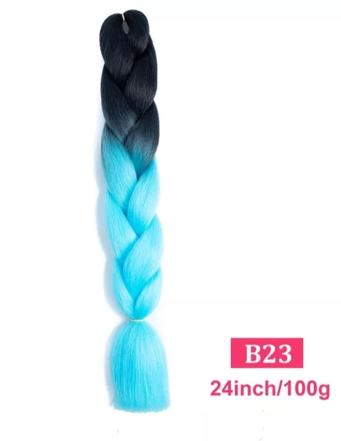 2 Tranças de 100g 60cm