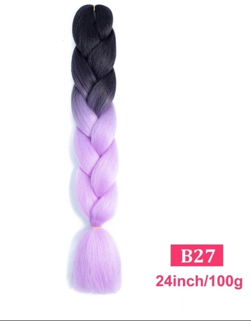 2 Tranças de 100g 60cm
