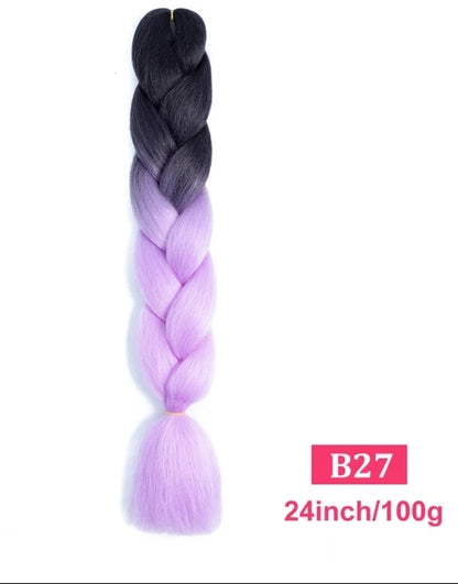 2 Tranças de 100g 60cm