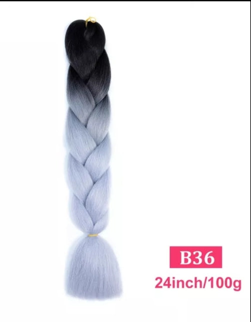 2 Tranças de 100g 60cm