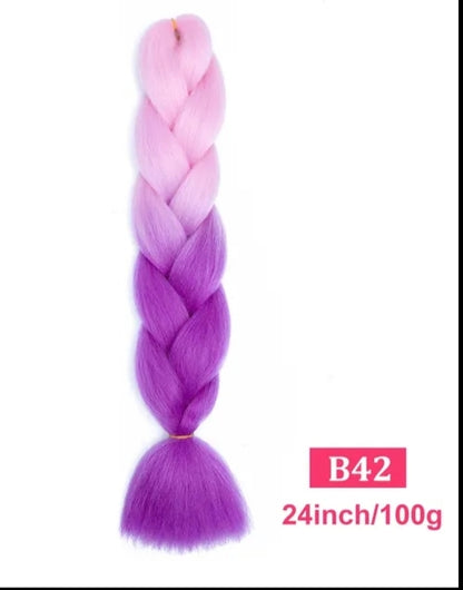 2 Tranças de 100g 60cm