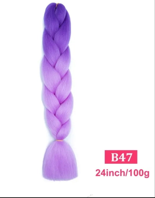 2 Tranças de 100g 60cm