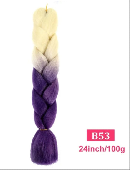 2 Tranças de 100g 60cm