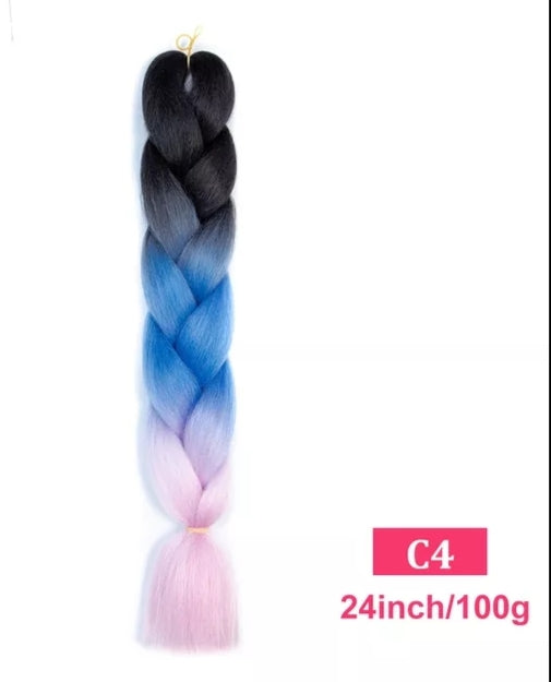 2 Tranças de 100g 60cm