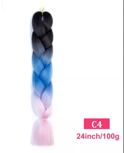 2 Tranças de 100g 60cm