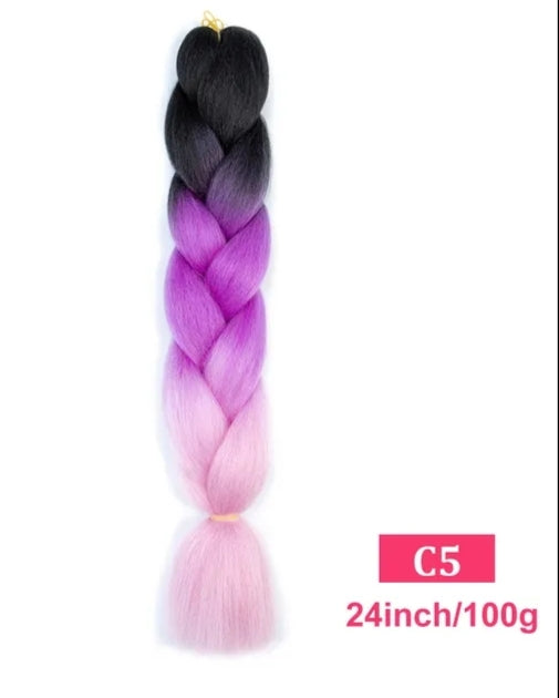 2 Tranças de 100g 60cm