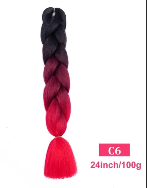 2 Tranças de 100g 60cm