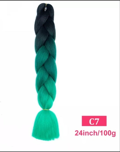 2 Tranças de 100g 60cm