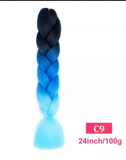 2 Tranças de 100g 60cm