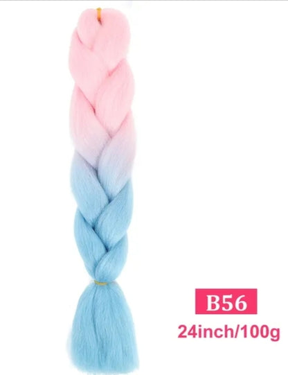 2 Tranças de 100g 60cm