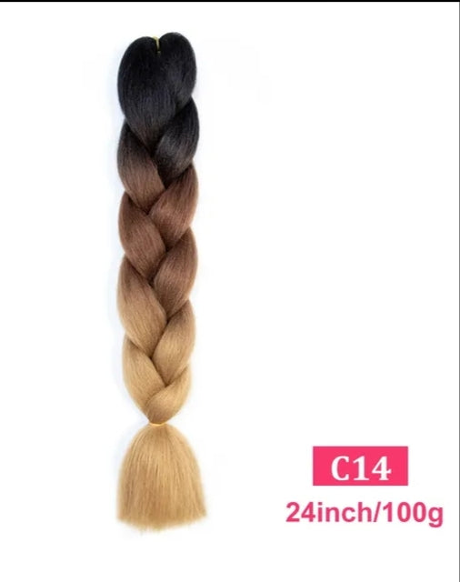 2 Tranças de 100g 60cm