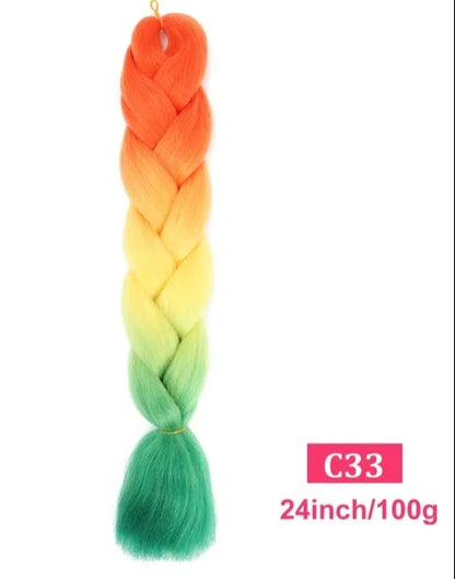 2 Tranças de 100g 60cm