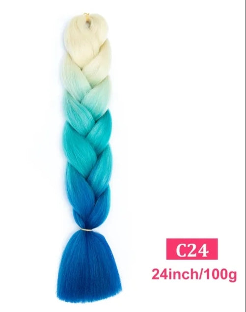 2 Tranças de 100g 60cm