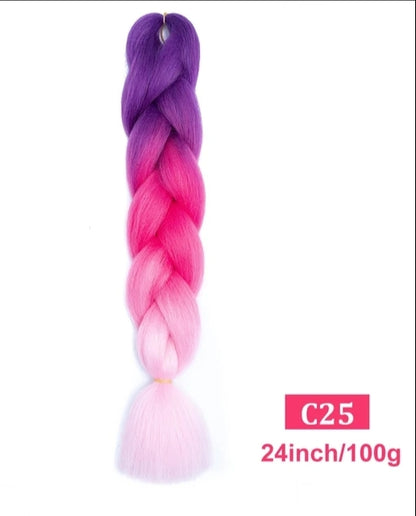2 Tranças de 100g 60cm
