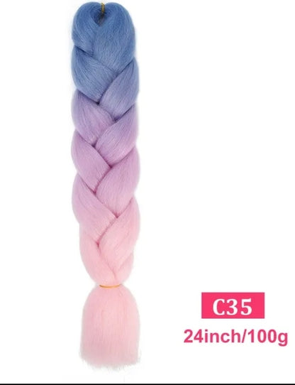 1 Trança 100g 60cm