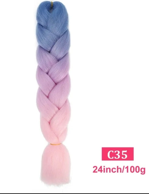 2 Tranças de 100g 60cm