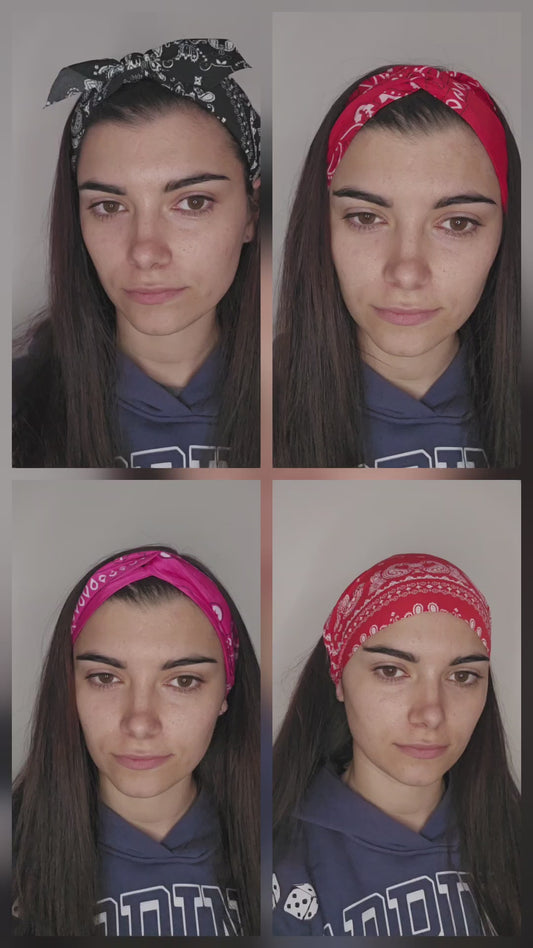 Fita para cabelo (cruzada)