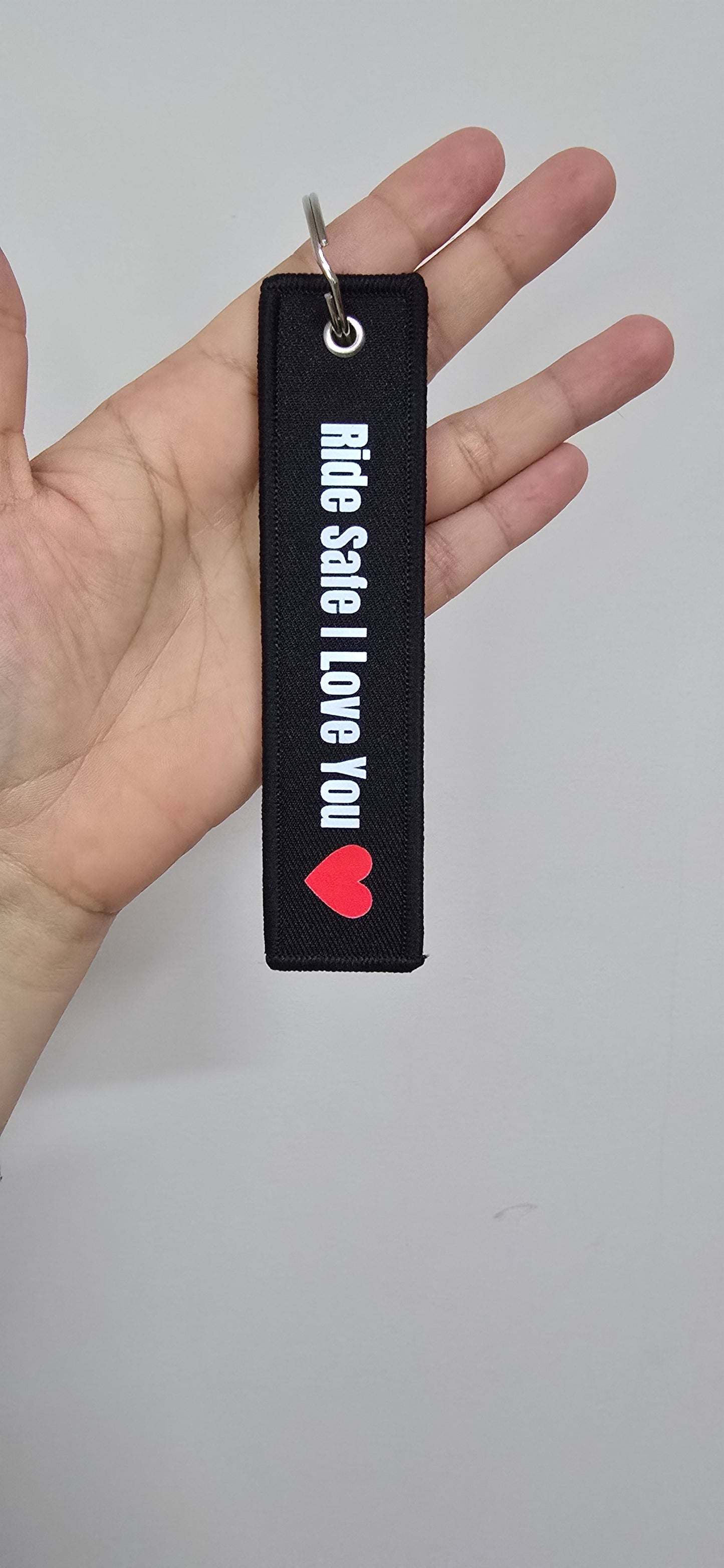 Porta chave Ride Safe I Love You