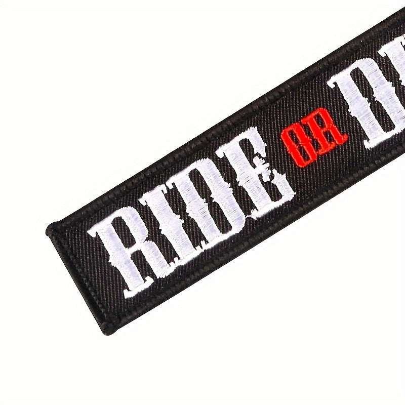 Porta-Chave Ride or Die (Preto e Vermelho)
