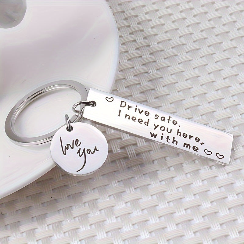 Porta-chaves Drive Safe I need you here, with me «3