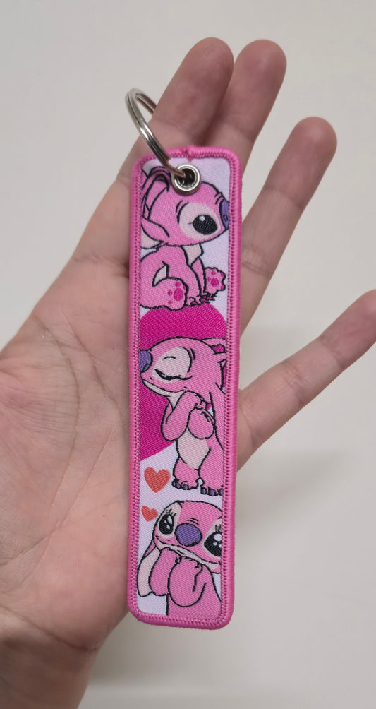 Porta-Chave Angel & Stitch