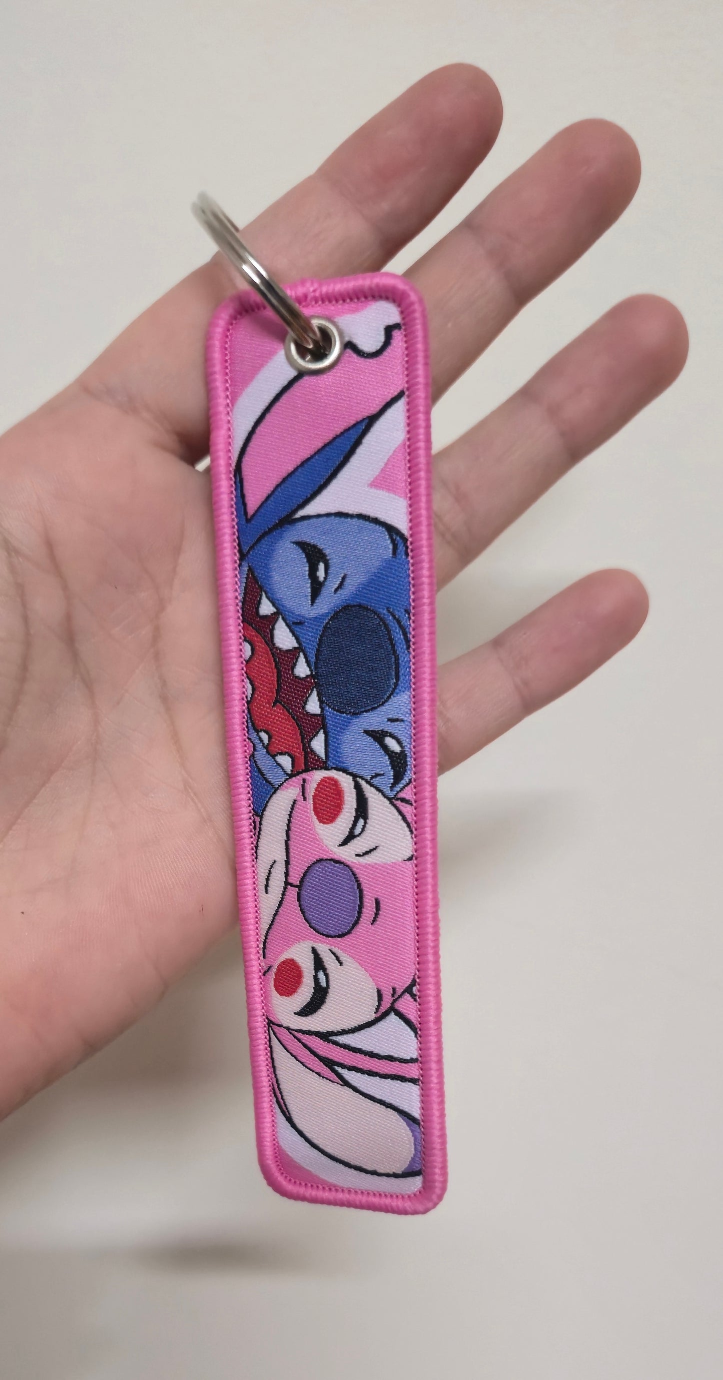 Porta-Chave Angel & Stitch