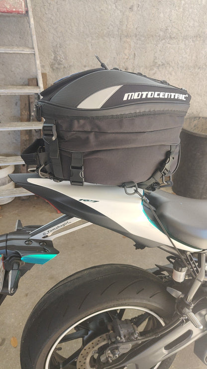 Mochila para mota 2 em 1 extensível