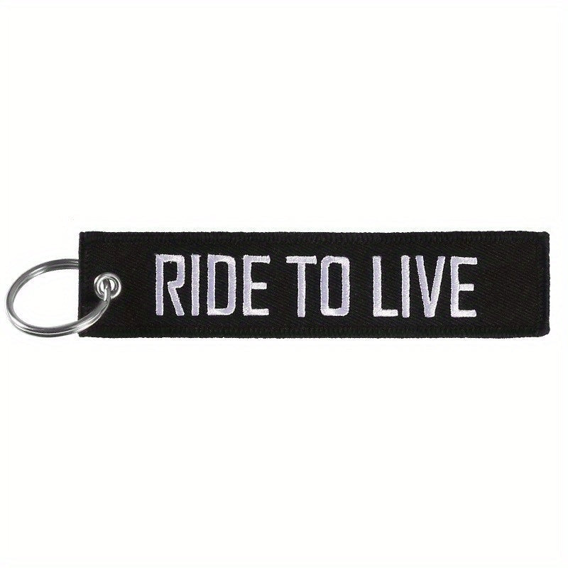 Porta-chaves Ride to Live/ Live to Ride