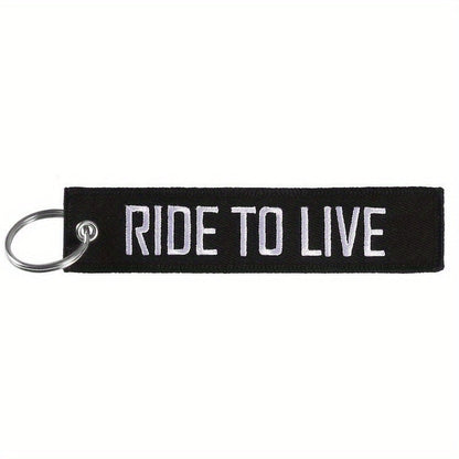 Porta-chaves Ride to Live/ Live to Ride