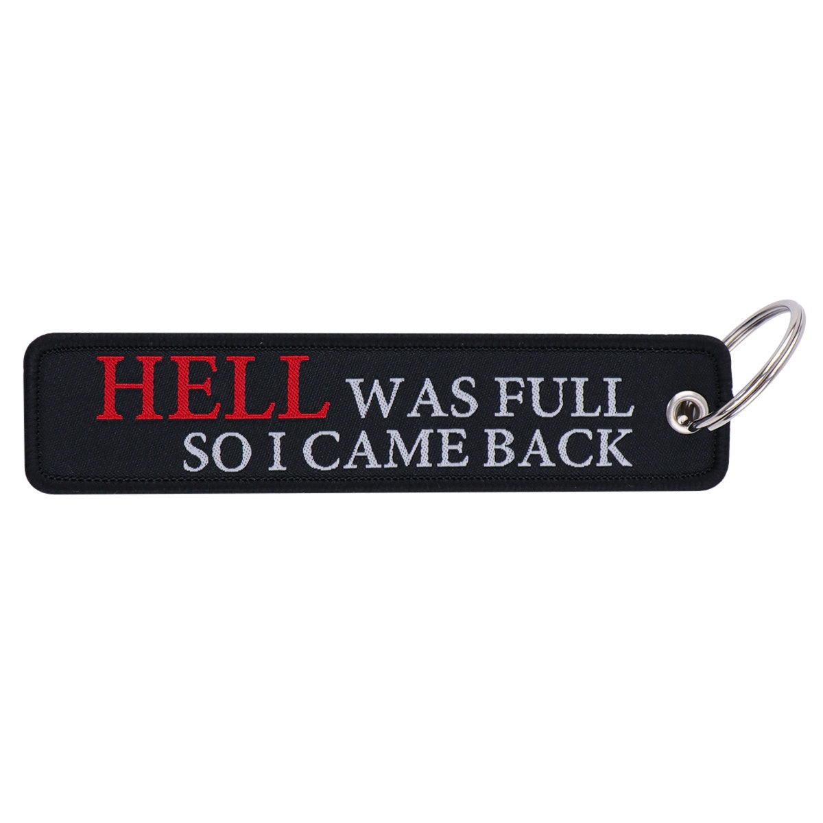 Porta-chaves Believe Yourself e Hell