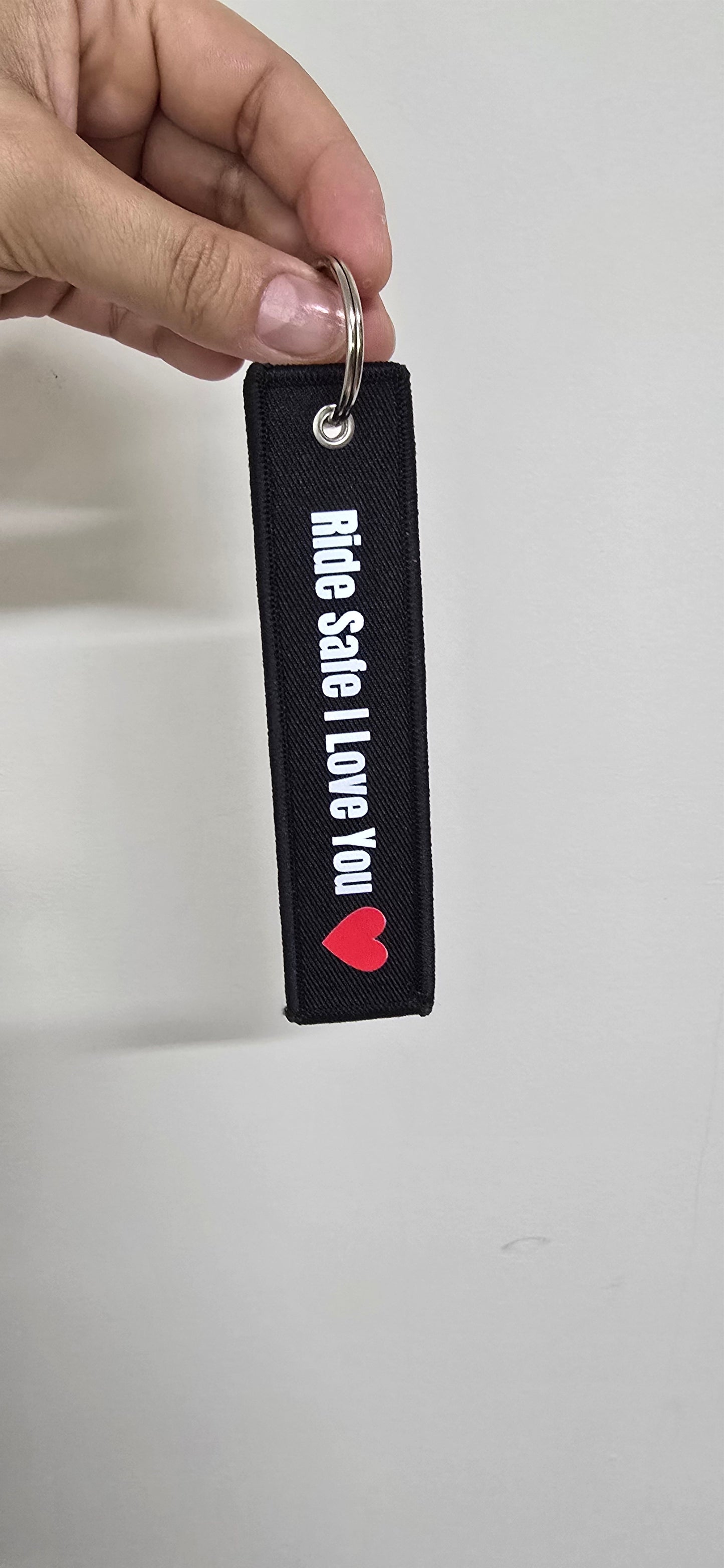 Porta chave Ride Safe I Love You